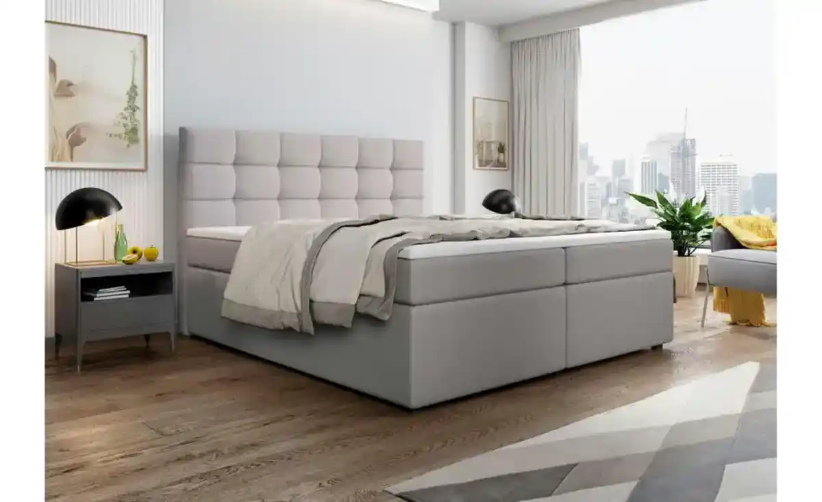 Bild 1 von MASSENO Boxbett mit Bettkasten Palma