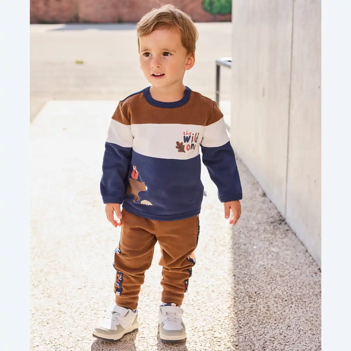 Bild 1 von Baby-Jungen-Set mit Sweatshirt, 2-teilig
