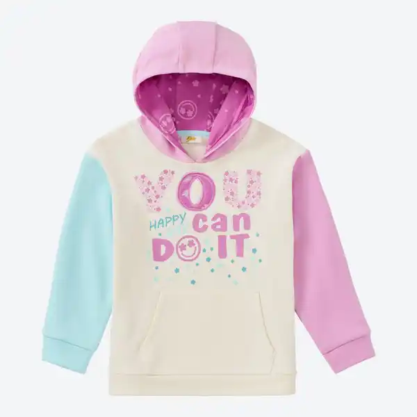 Bild 3 von Kinder-Mädchen-Hoodie mit Känguru-Tasche