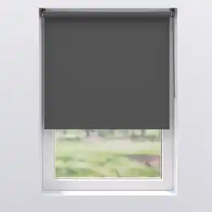 Xxxl Verdunkelungsrollo, Anthrazit, Kunststoff, Uni, 110x150 cm, Länge universell einstellbar, beliebig kürzbar, Wohntextilien, Rollos & Jalousien, Rollos, Verdunkelungsrollos