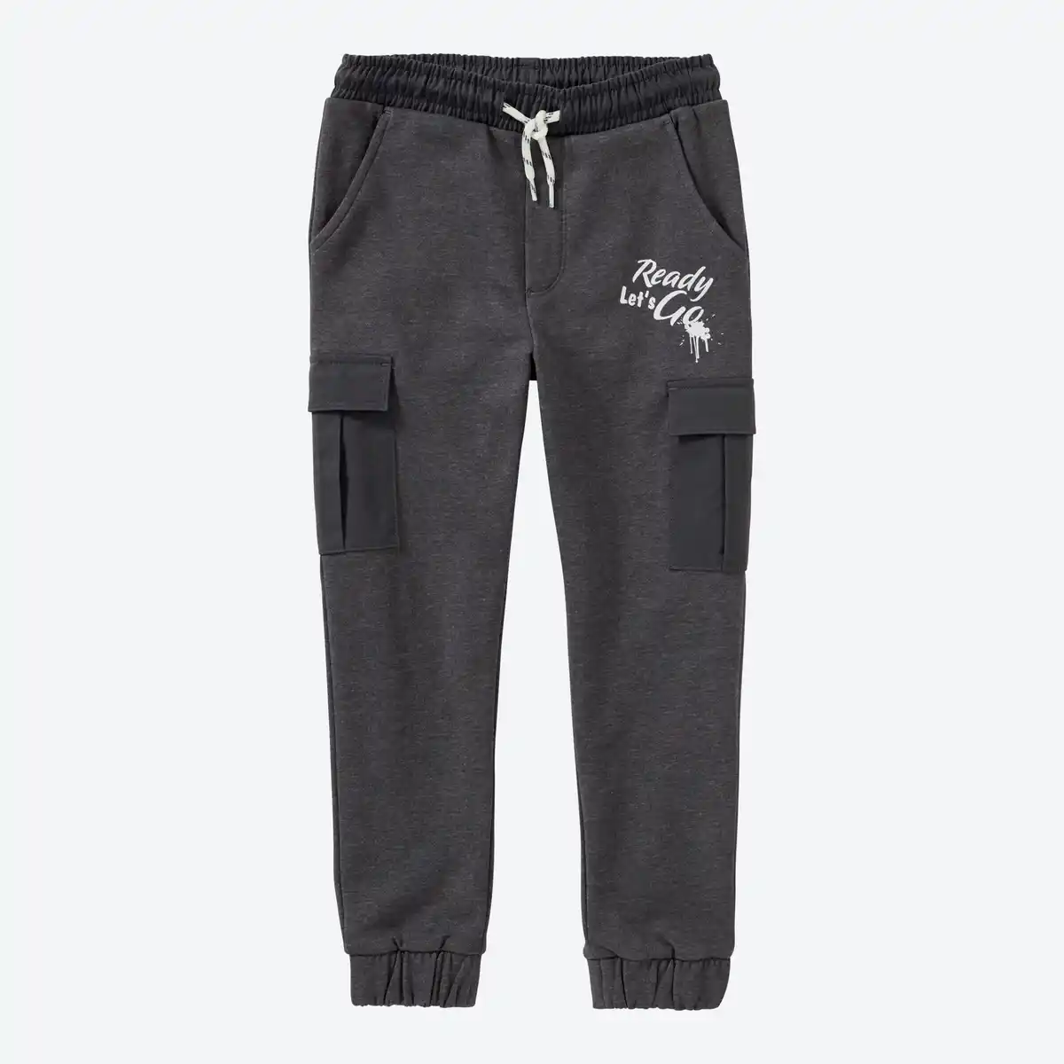 Bild 3 von Kinder-Jungen-Jogginghose in Mélange-Optik