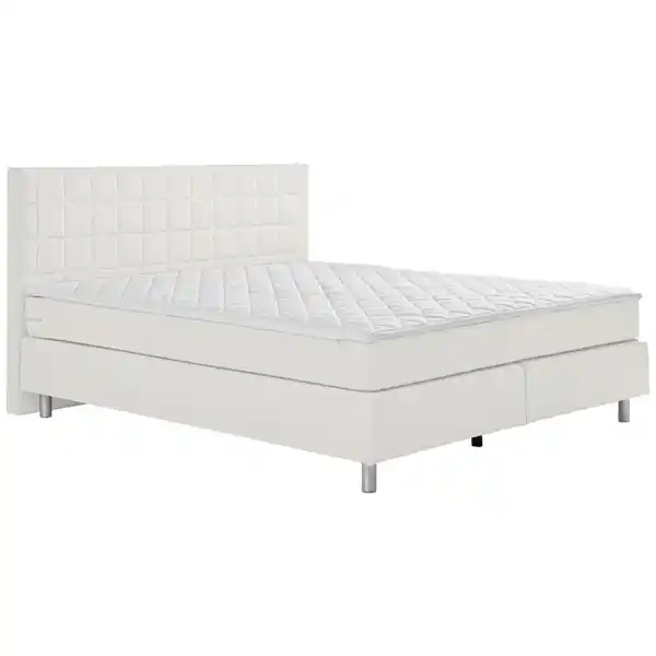 Bild 1 von Carryhome Boxspringbett, Beige, Textil, H4, 7-Zonen, Höhe ca. 17 cm, 180x200 cm, Topper durchgehend, Matratze in verschiedenen Härtegraden erhältlich, Schlafzimmer, Betten, Doppelbetten