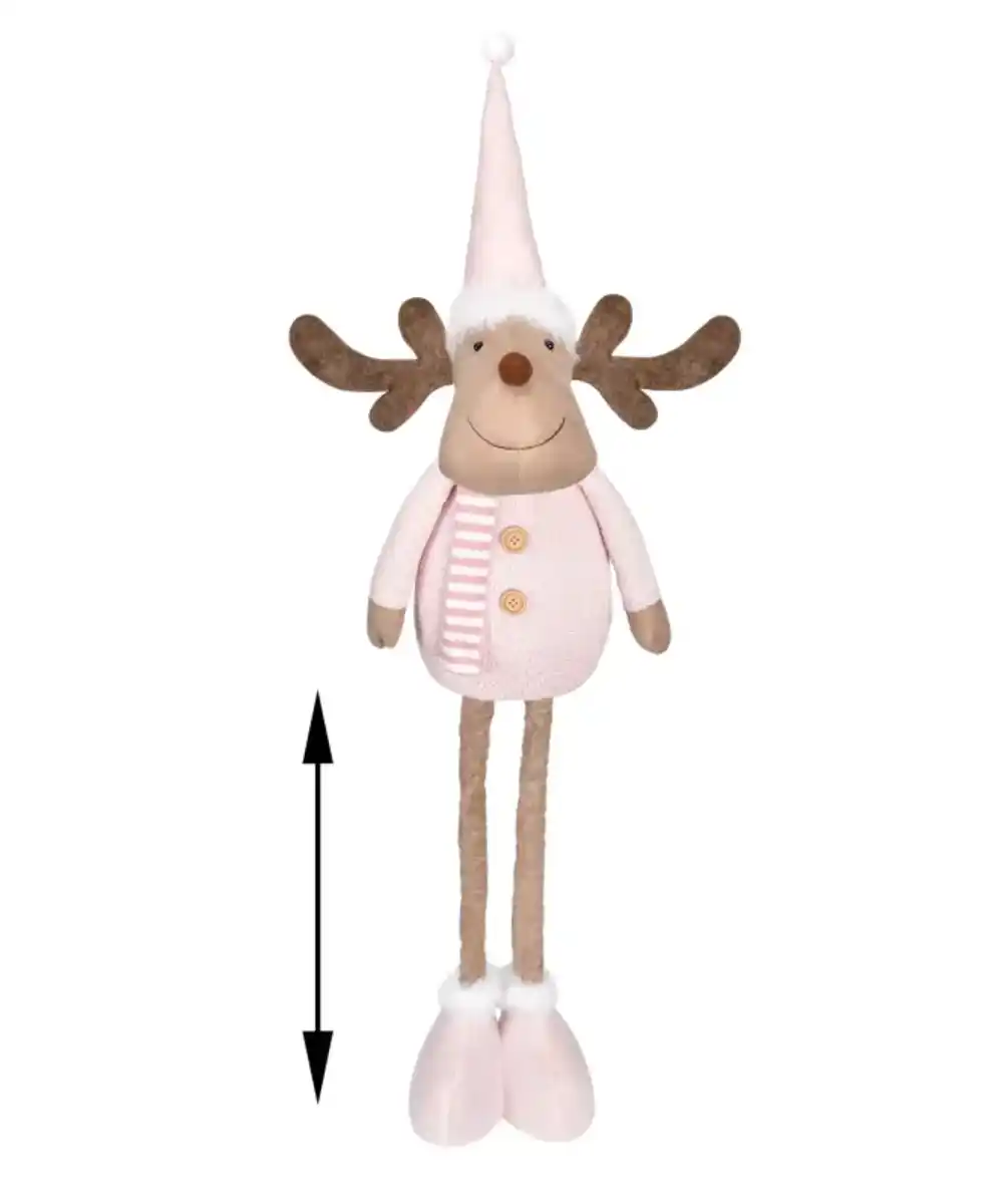 Bild 1 von Deko-Rentier Weihnachten, rosa