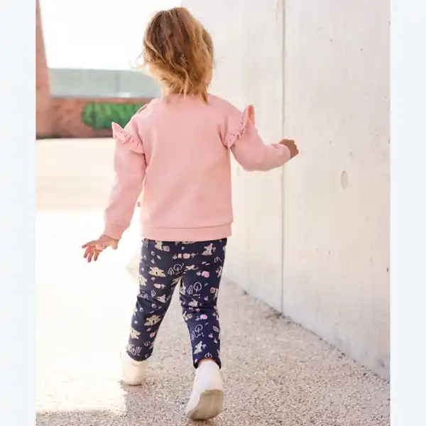 Bild 4 von Baby-Mädchen-Set mit Reh-Motiven, 2-teilig