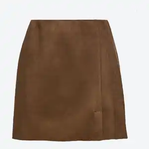 Damen-Rock in Velour-Optik