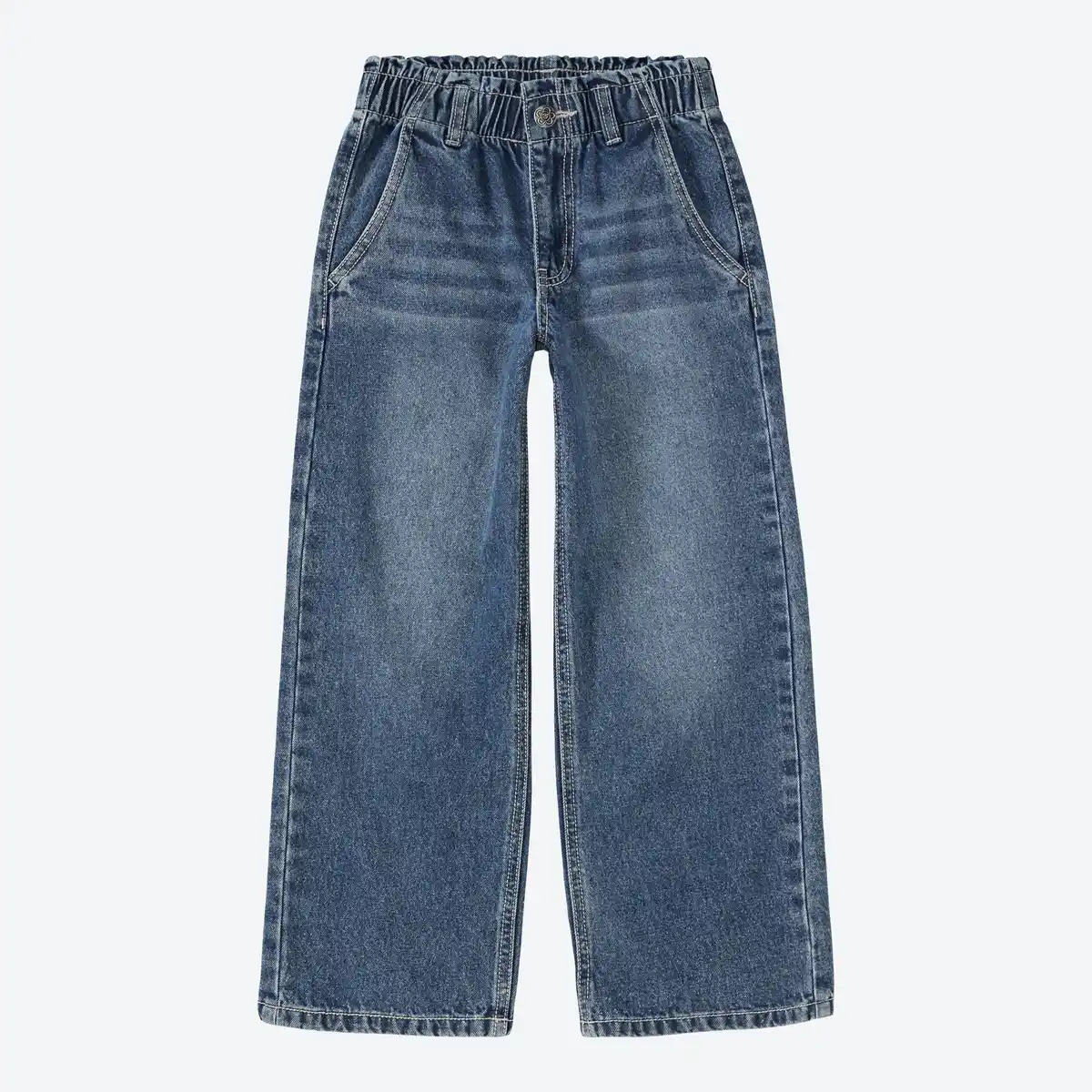 Bild 3 von Kinder-Mädchen-Jeans mit verstellbarer Bundweite