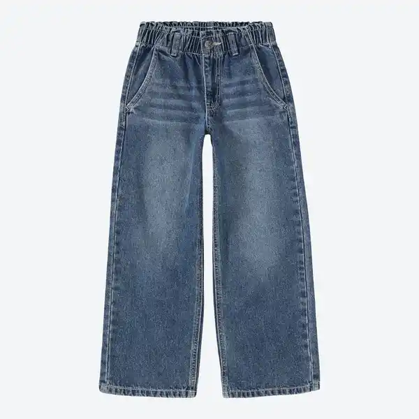 Bild 3 von Kinder-Mädchen-Jeans mit verstellbarer Bundweite