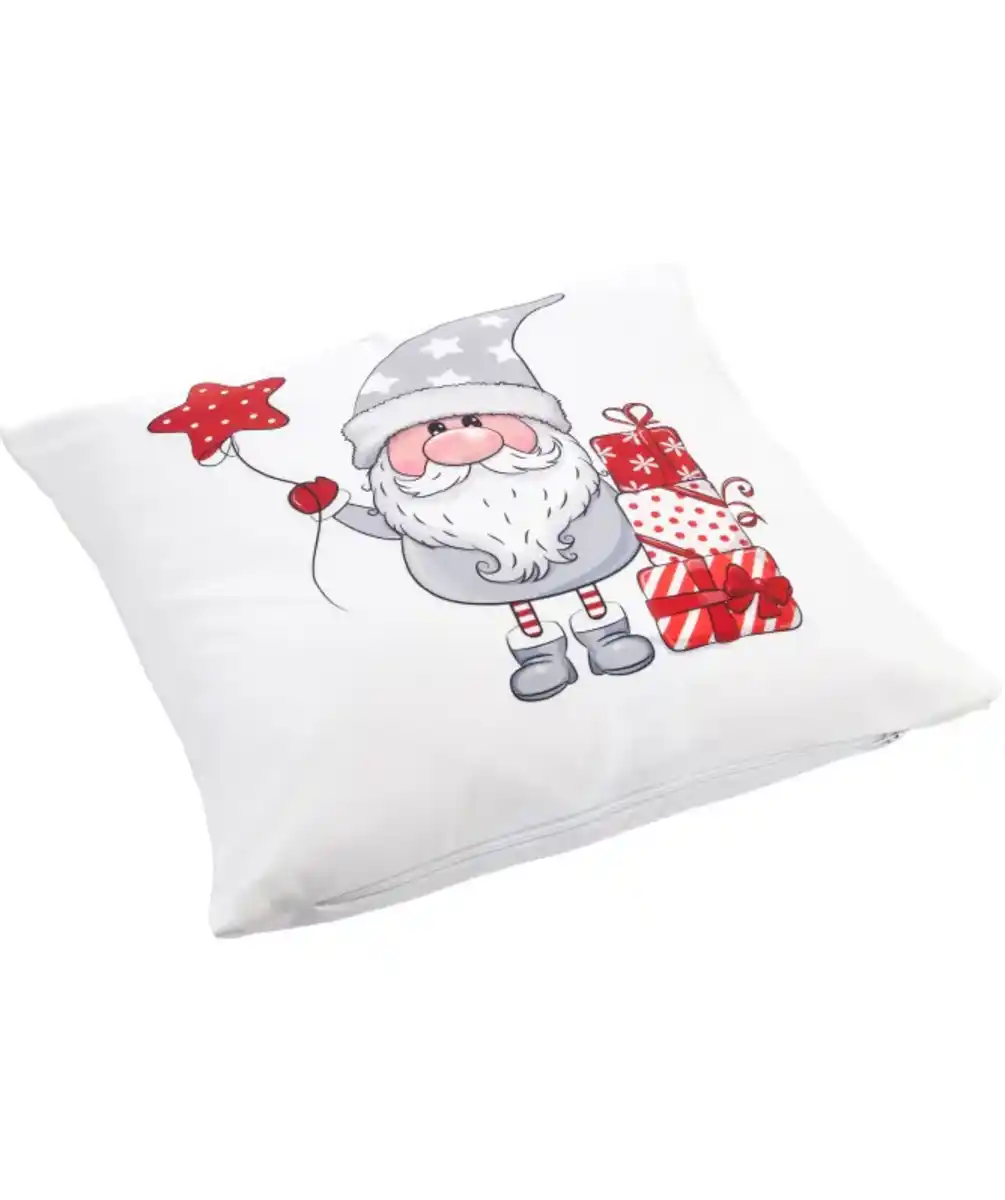 Bild 1 von Kissenhülle Weihnachten, weiß bedruckt