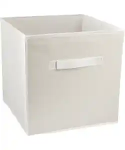 Aufbewahrungsbox mit Leinen, weiĂź