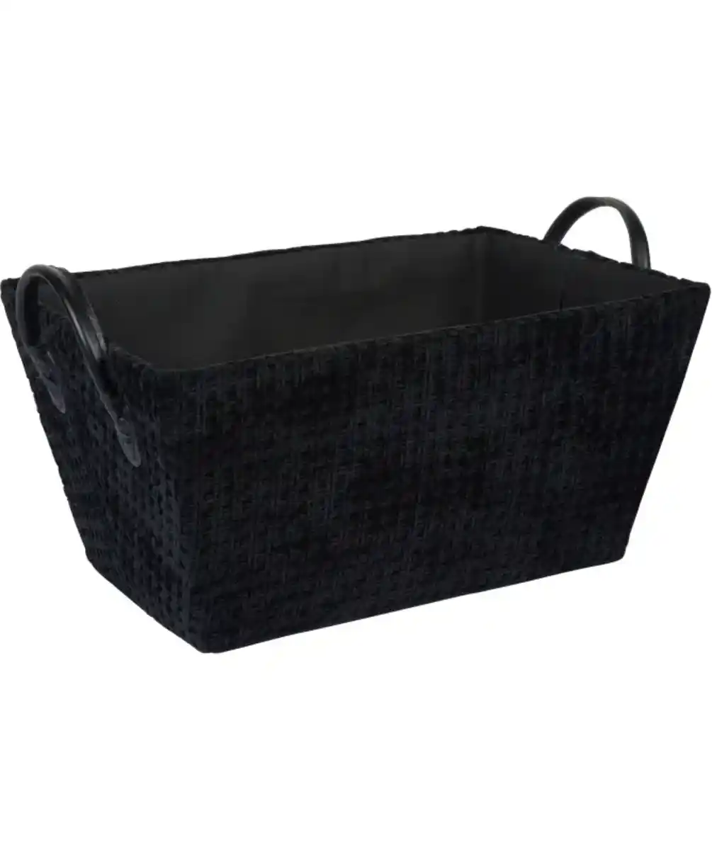 Bild 1 von Aufbewahrungskorb Samt, schwarz