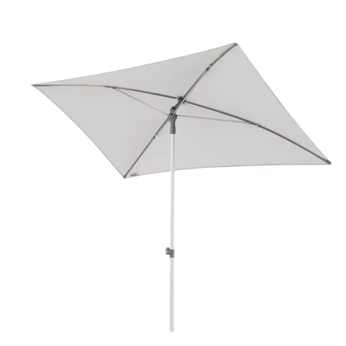 Bild 1 von Doppler Sonnenschirm, Hellgrau, Silber, Metall, Textil, 225x120 cm, höhenverstellbar, lichtecht, Knickgelenk, regenabweisend, UV-beständig, Sonnen- & Sichtschutz, Sonnenschirme, Sonnenschirme recht