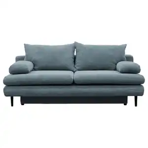 P & B Schlafsofa, Türkis, Textil, 2-Sitzer, Füllung: Schaumstoff, 202x85x99 cm, Wohnzimmer, Sofas & Couches, Schlafsofas, Schlafsofas mit Bettkasten