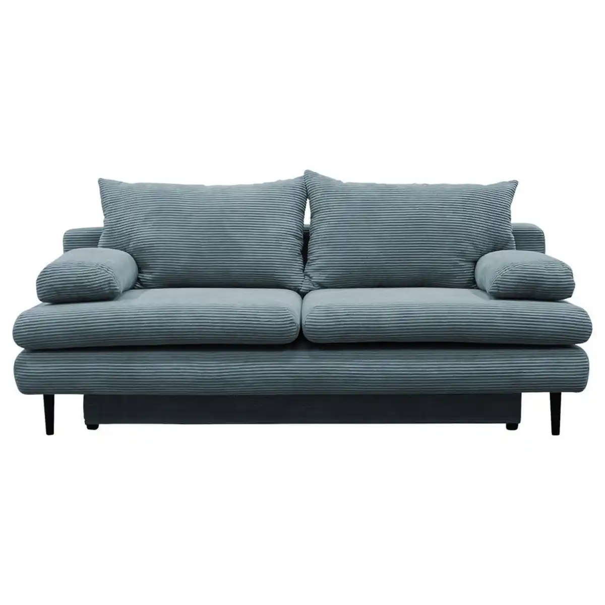 Bild 1 von P & B Schlafsofa, Türkis, Textil, 2-Sitzer, Füllung: Schaumstoff, 202x85x99 cm, Wohnzimmer, Sofas & Couches, Schlafsofas, Schlafsofas mit Bettkasten