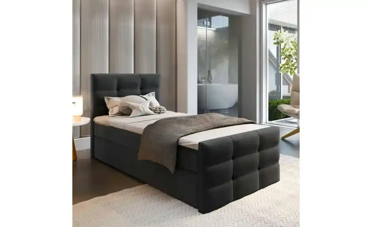 Bild 1 von MASSENO Boxbett mit Bettkasten Amon