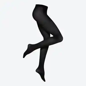 Damen-Strickstrumpfhose mit Dreiecksmuster