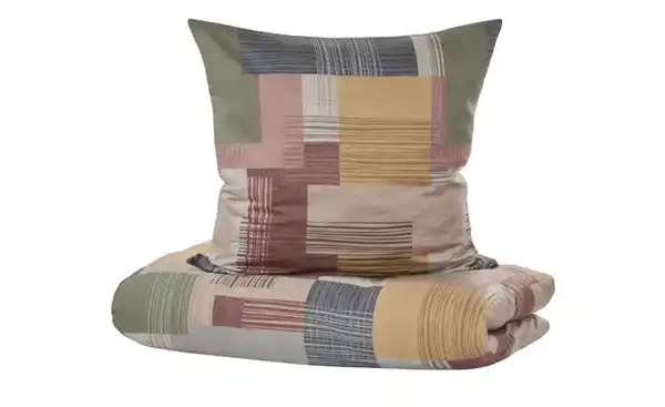 Bild 3 von Como Green Satin Bettwäsche Lined