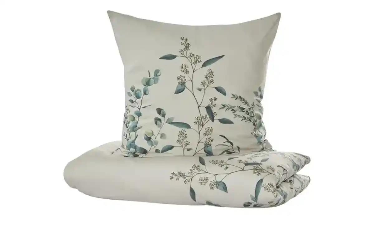 Bild 3 von Como Green Satin Bettwäsche Eucalyptus