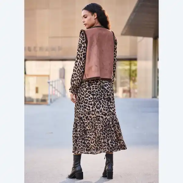 Bild 4 von Damen-Kleid mit Leo-Muster