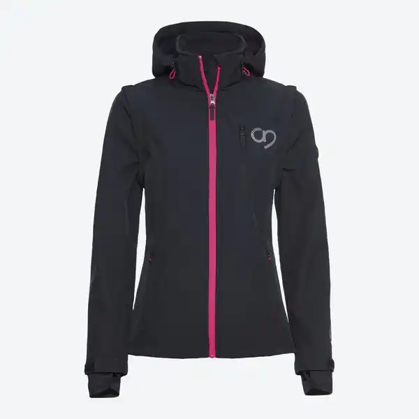 Bild 3 von Damen-Softshelljacke mit abnehmbarer Kapuze