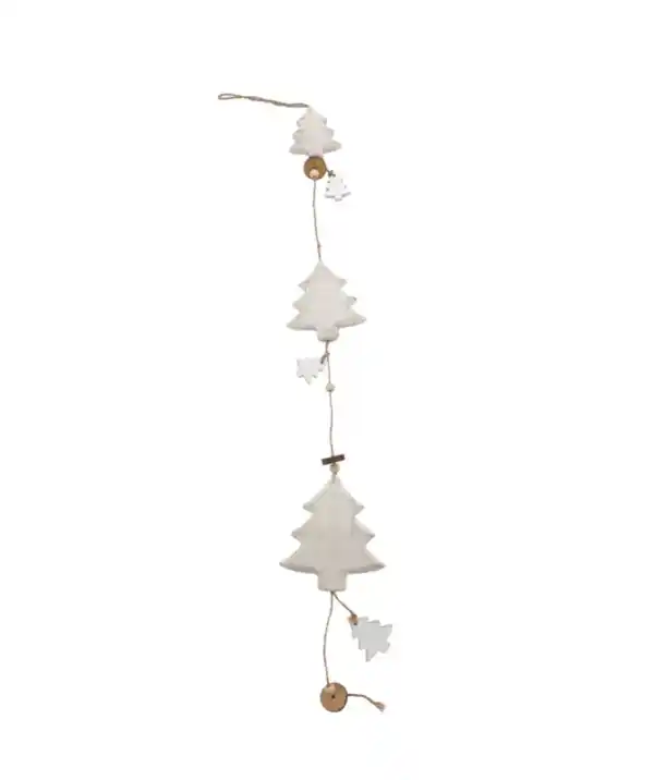 Bild 1 von Deko-Girlande Weihnachten, weiß