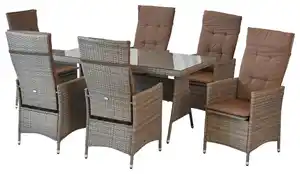 GARTENSET VALENCIA, Grau, Beige