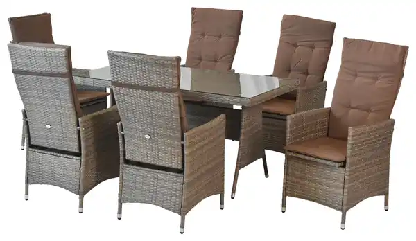 Bild 1 von GARTENSET VALENCIA, Grau, Beige