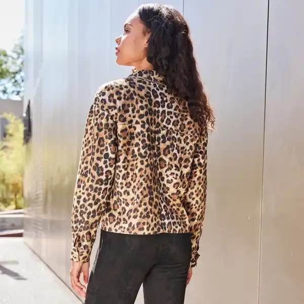 Bild 4 von Damen-Hemdjacke mit Kragen