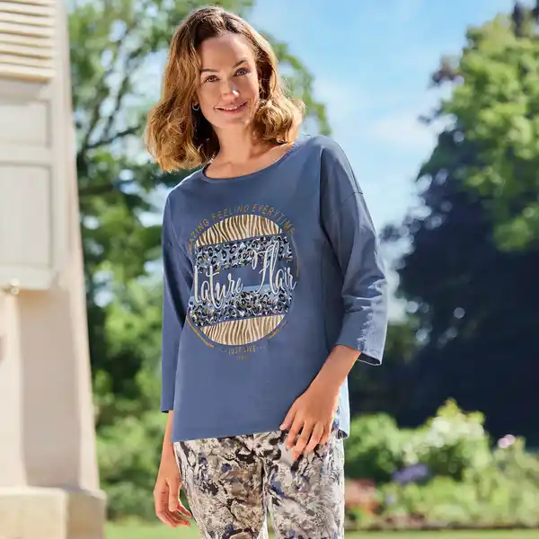Bild 1 von Damen-Langarmshirt aus Baumwolle