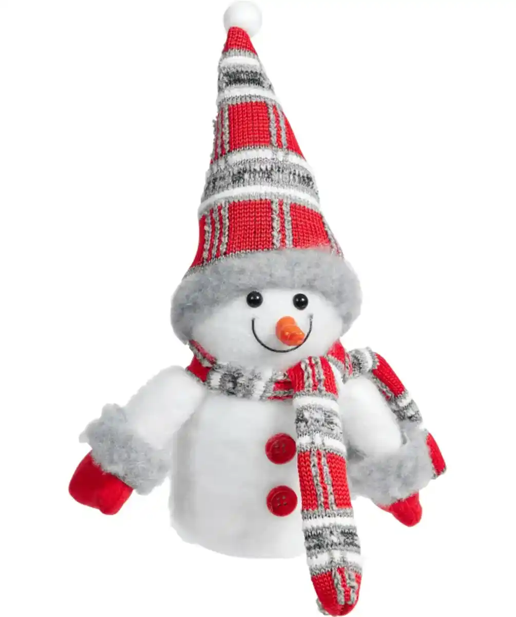 Bild 1 von LED-Schneemann Weihnachten, rot