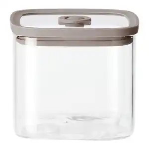 Vorratsglas Selina Taupe/Klar ca. 0,65L, Klar
