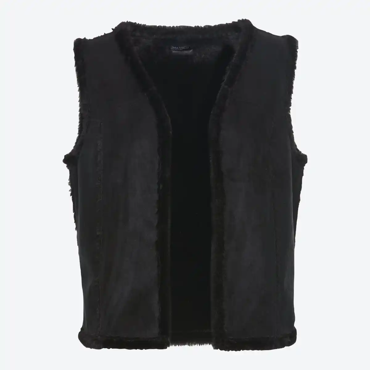 Bild 1 von Damen-Indoor-Weste mit Innenfutter aus Kunstfell