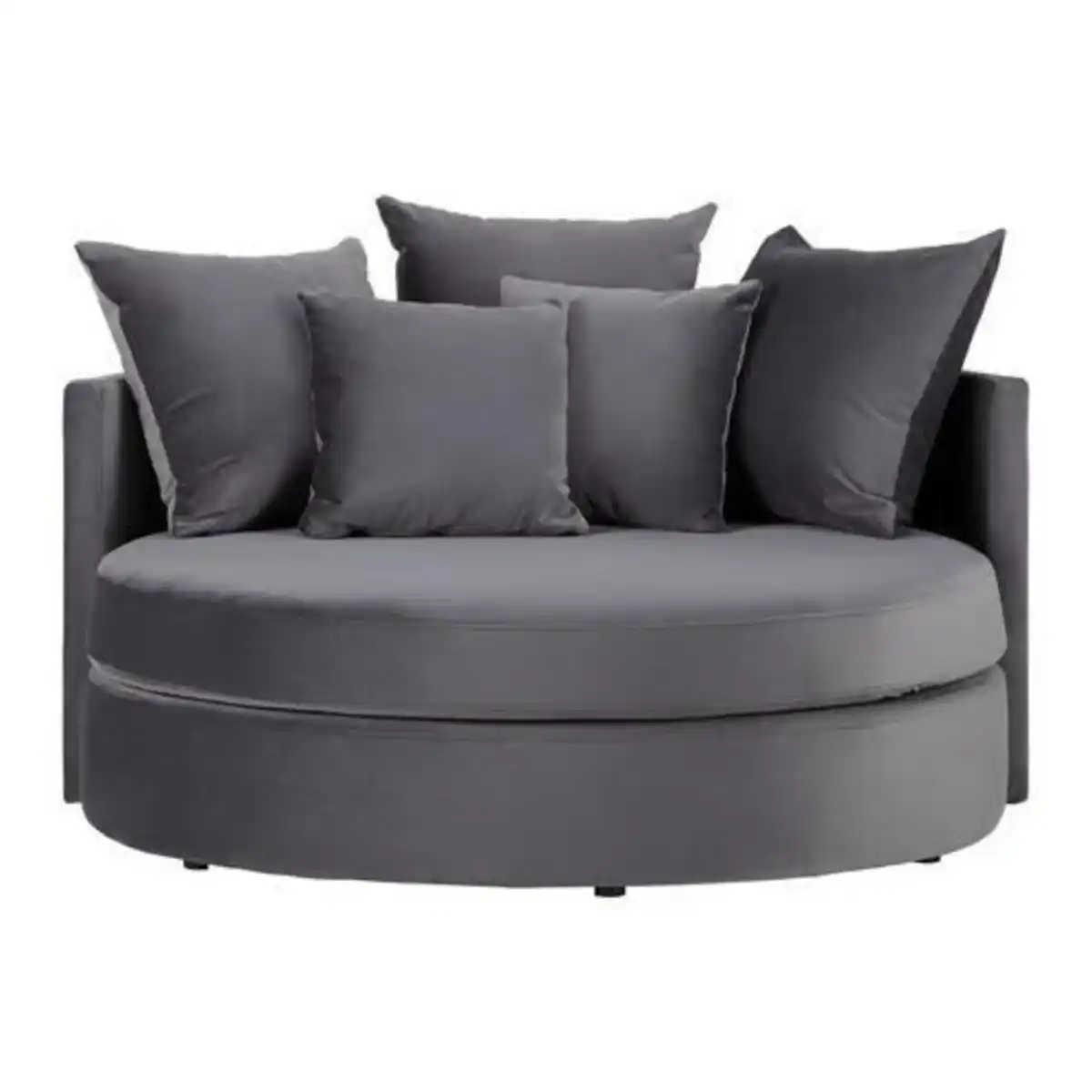 Bild 1 von Sofa Elena Grau Samt, Grau