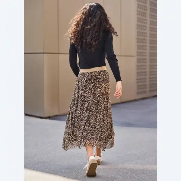 Bild 4 von Damen-Rock mit Leo-Muster