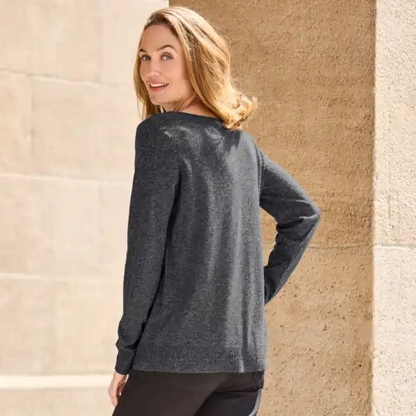 Bild 4 von Damen-Pullover mit RWS-zertifizierter Wolle