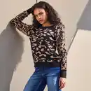 Bild 1 von Damen-Pullover mit Jaquardmuster