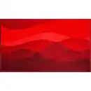Bild 1 von Grund Badteppich Hills, Rot, Textil, Wellen, rechteckig, 70x120 cm, Oeko-Tex® Standard 100, Made in Europe, rutschfest, Badtextilien, Badematten