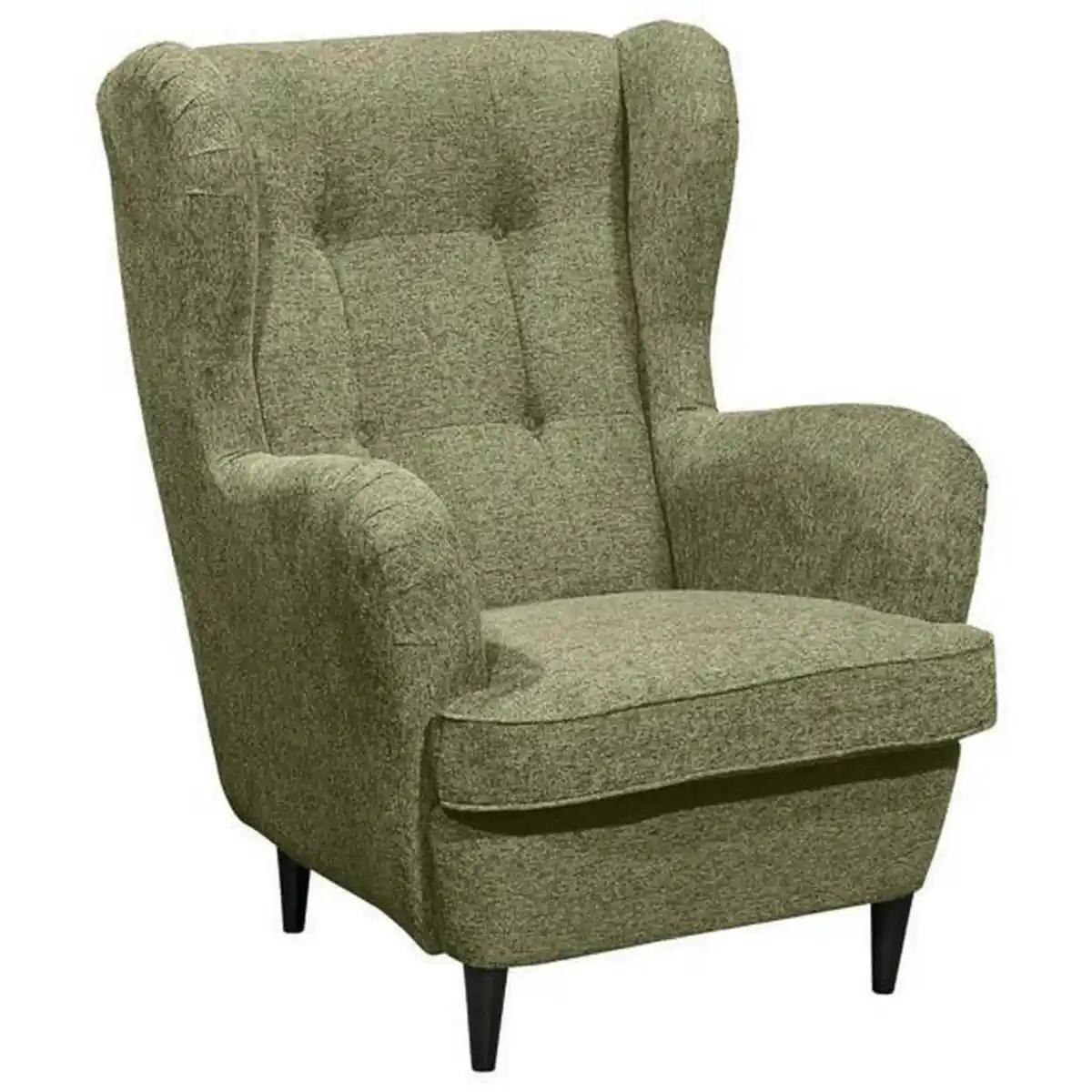 Bild 1 von Mid.you Ohrensessel Lesesessel, Olivgrün, Textil, 78x102x98 cm, Made in EU, Wohnzimmer, Sessel, Ohrensessel