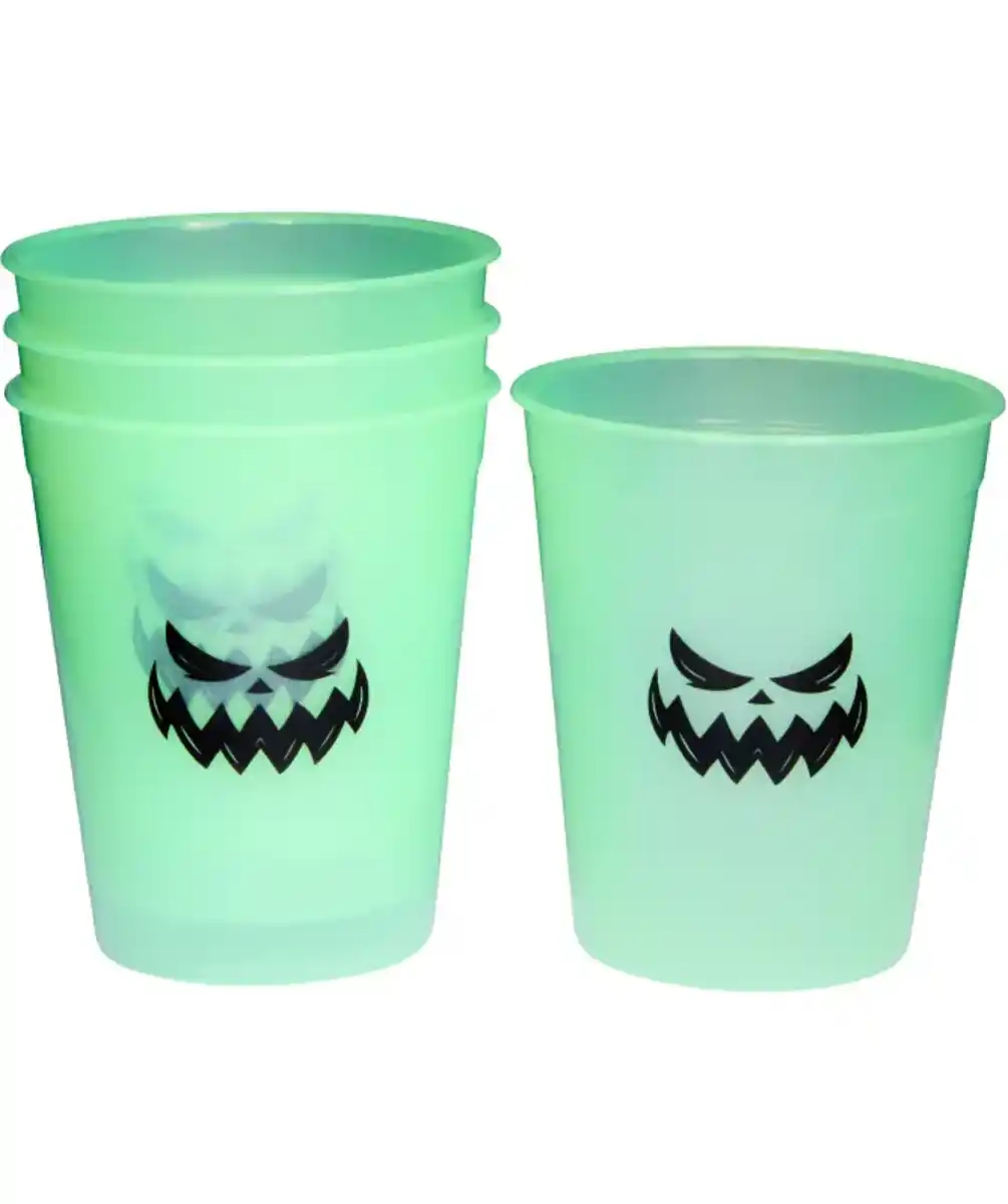 Bild 1 von Trinkbecher Halloween, grün/schwarz