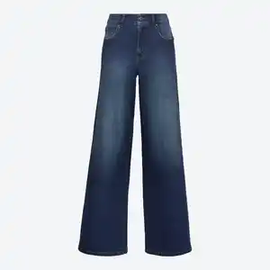 Damen-Jeans mit weitem Bein