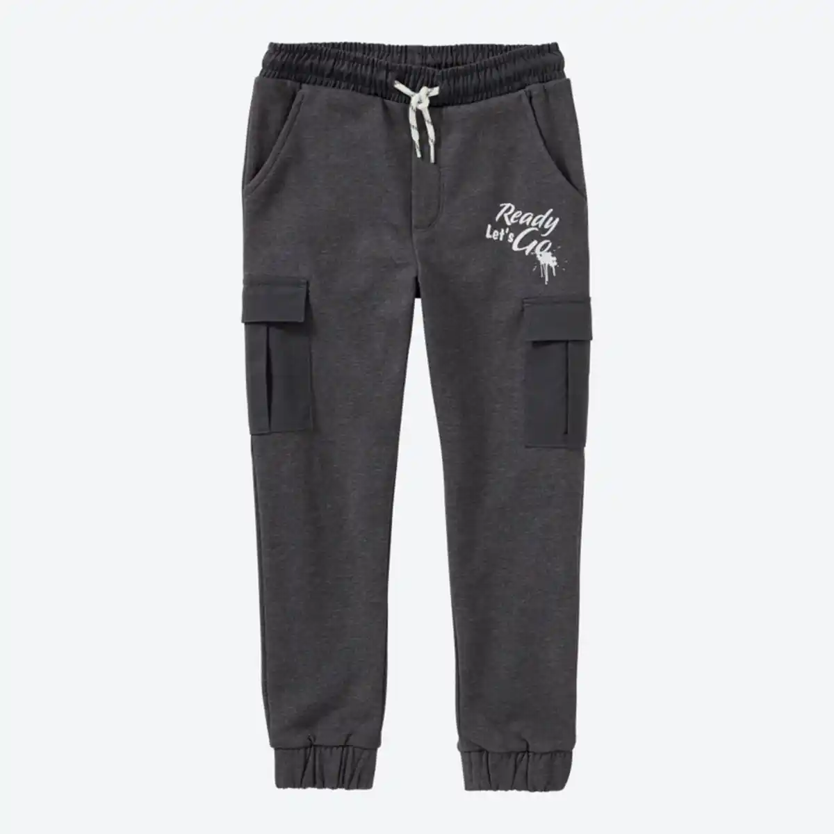 Bild 2 von Kinder-Jungen-Jogginghose in Mélange-Optik