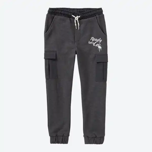 Bild 2 von Kinder-Jungen-Jogginghose in Mélange-Optik