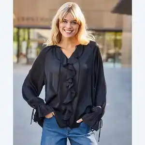 Damen-Bluse mit Rüschen und Volants