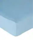 Bild 1 von Baumwoll-Spannbettlaken, hellblau