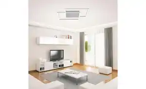 Paul Neuhaus LED-Deckenleuchte, Nickel-matt, mit Sternenhimmel