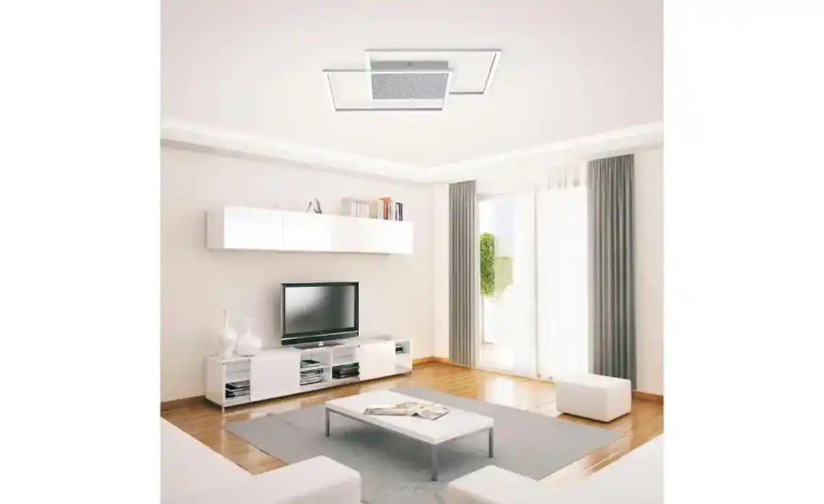 Bild 1 von Paul Neuhaus LED-Deckenleuchte, Nickel-matt, mit Sternenhimmel