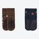 Bild 3 von Baby-Jungen-ABS-Socken Waldtier-Motiven, 2er-Pack