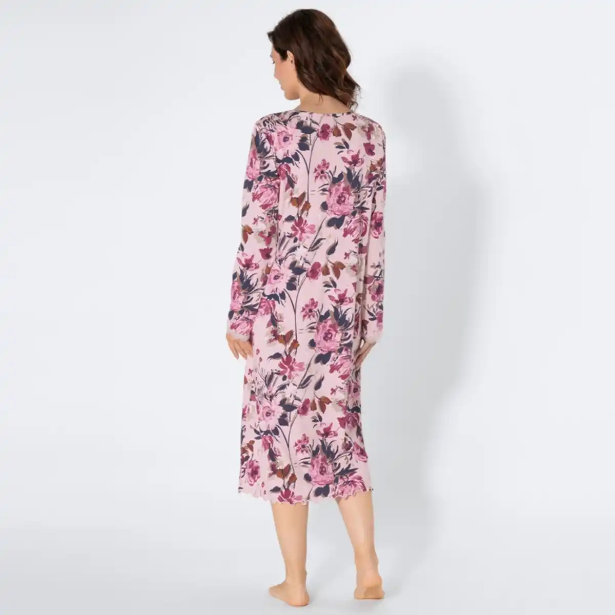 Bild 4 von Damen-Nachthemd mit Allover-Print
