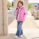 Bild 1 von Kinder-Mädchen-Jeans mit verstellbarer Bundweite