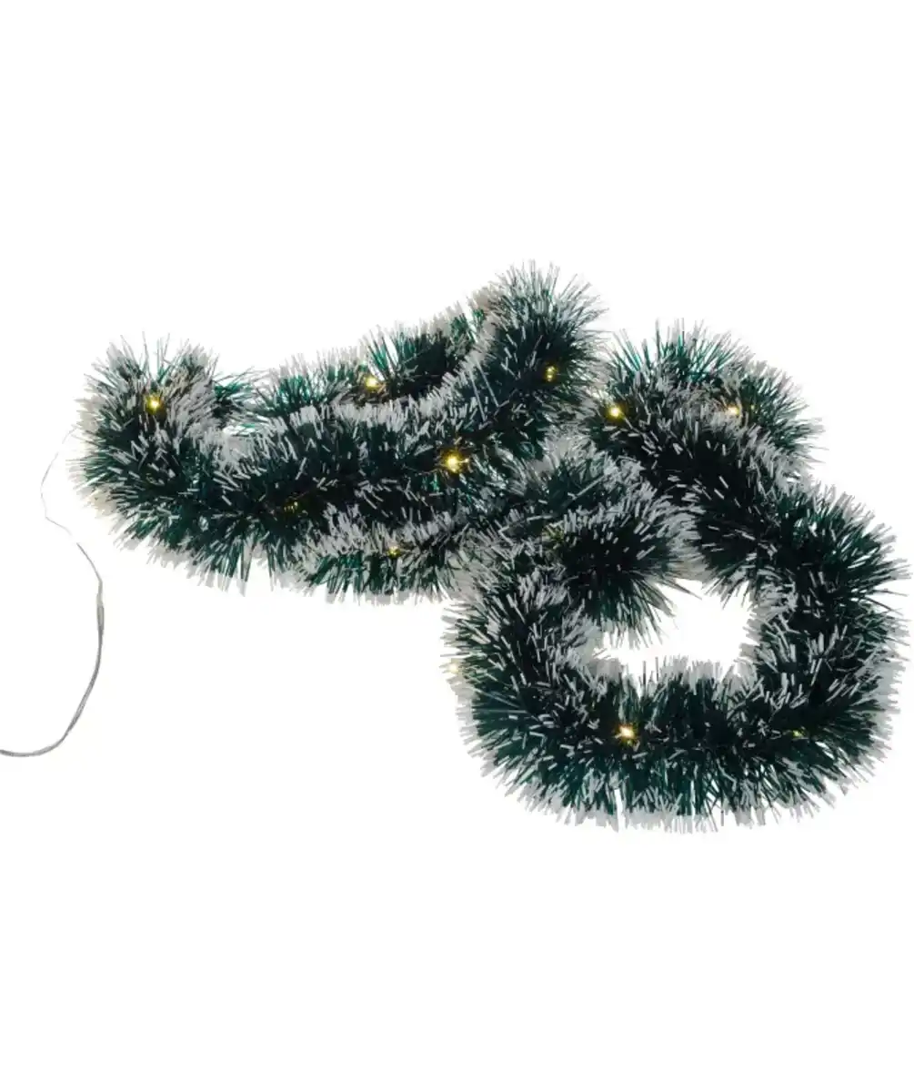 Bild 1 von LED-Tannengirlande Weihnachten, grün