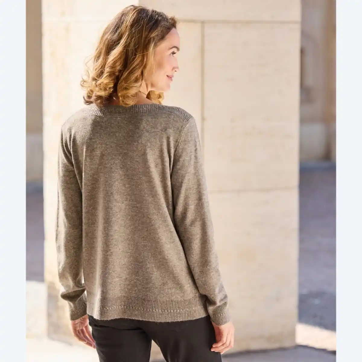 Bild 4 von Damen-Pullover mit RWS-zertifizierter Wolle